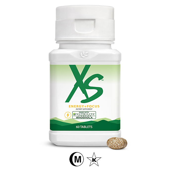 Suplemento Nutricional Enfoque y Energía XS™ - 60 Tabletas