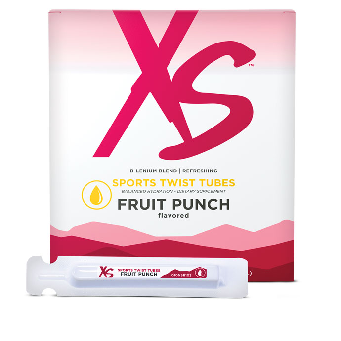 Tubitos deportivos XS™ – Ponche de frutas