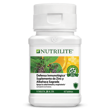 Nutrilite™ Defensa inmunológica – Zinc + albahaca sagrada